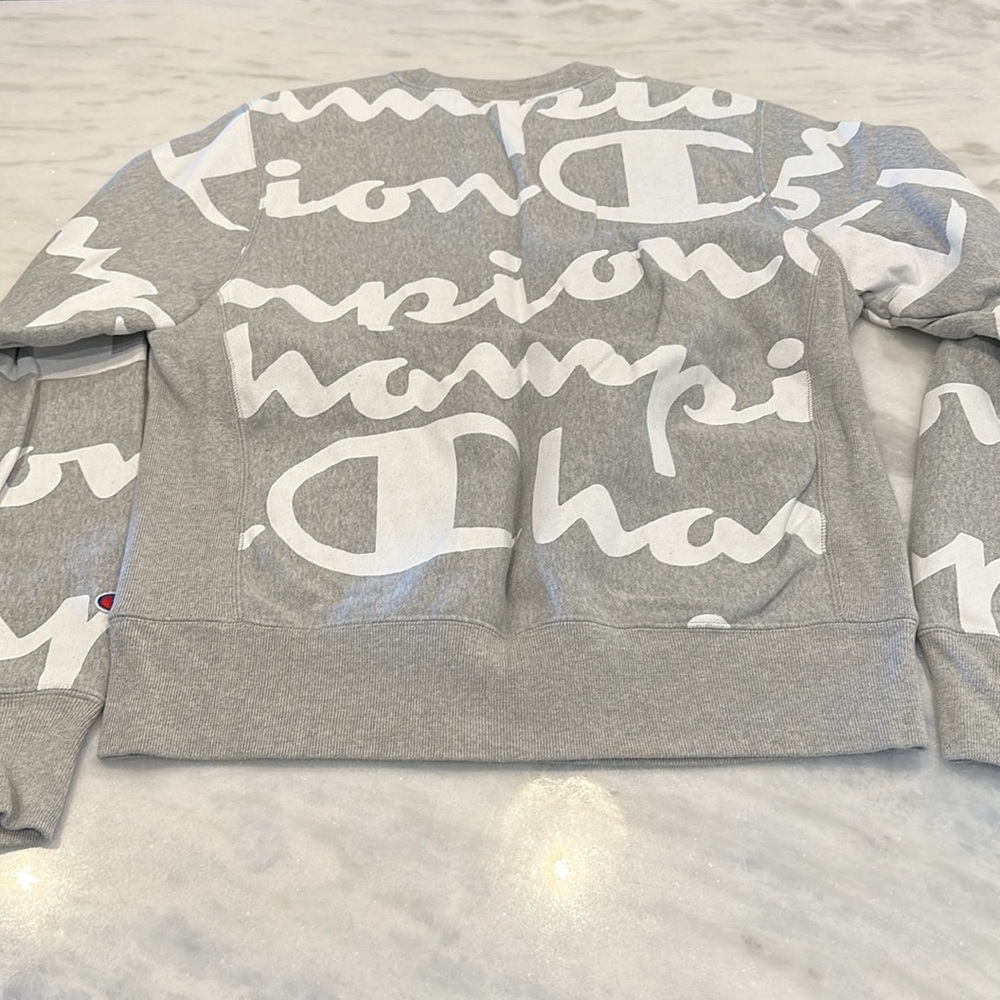 Champion Reverse Weave All Over Pattern Pullover - image 7